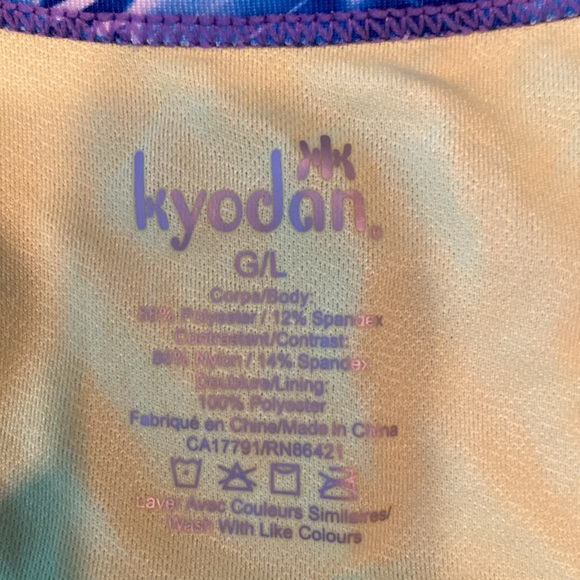 Kyodan Sports Bra Large NWT - Picture 3 of 6